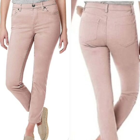 🔹️Buffalo David Bitton Pink Aubrey Mid Rise Jeans Size 6/28 - Picture 1 of 12